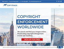 Tablet Screenshot of copytrack.com